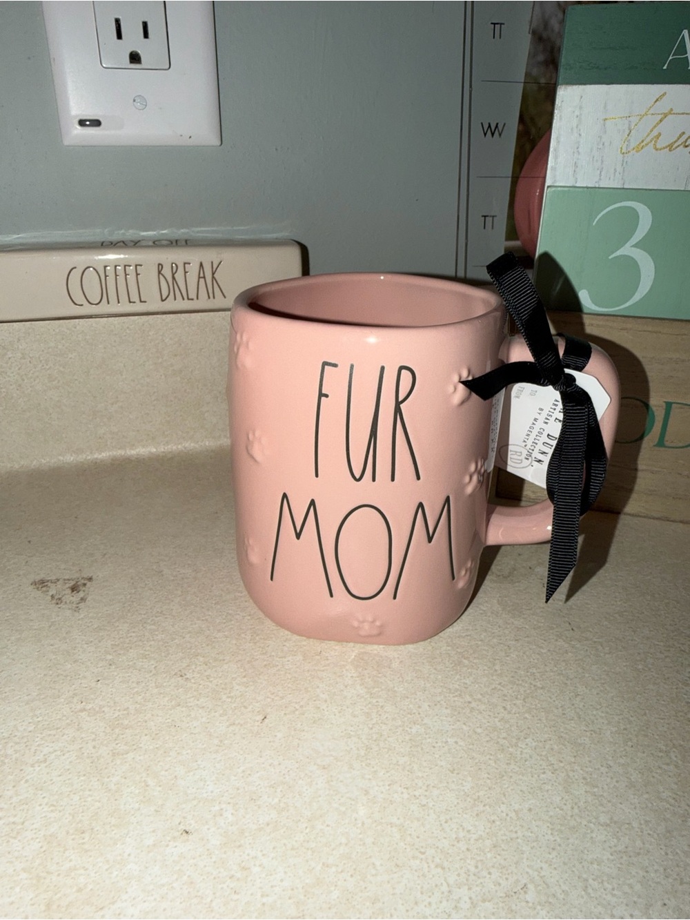 Rae Dunn fur mom mug - yes